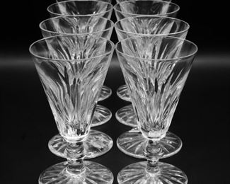Vintage Waterford Crystal "Eileen" Stemmed Glasses (Set of 8)
