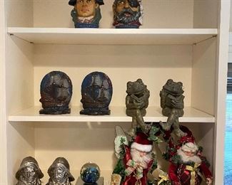 Old Salt Bookends and Mark Roberts Fairy Santa