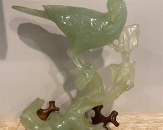 Jade sculpture.
