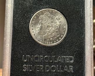 1884 CC UNCIRCULATED Morgan Silver Dollar 