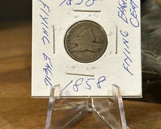 1858 Flying Eagle Cent