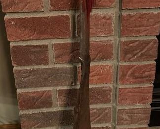 Antique African Machete with Animal Hair Tassel