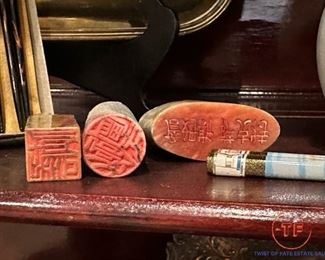 Hand Carved Chinese Stamp Seal(s)