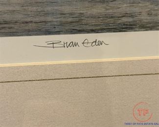 Limited Edition Signed Print "Water Edge Hotel" by BRIAN EDEN