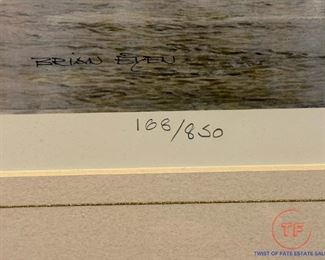 Limited Edition Signed Print "Water Edge Hotel" by BRIAN EDEN