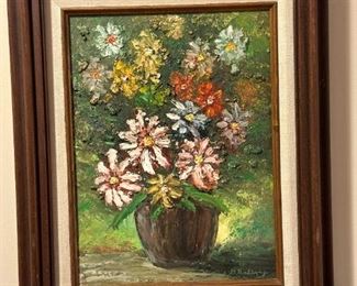 Original Oil on Canvas Still Life by DOROTHY BALLWEG