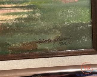 Original Oil on Canvas "Hidden Cove" by ROBERTA SWARD