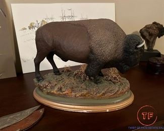 Bison Sculpture by FRANK DOUGHERTY