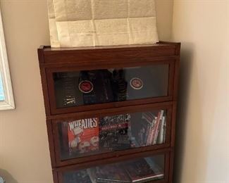 GLOBE - WERNICKE CO (D-10 1/4 Pattern 310 Grade 998 1/2) 3 Stack Barrister Bookcase with Bottom Drawer