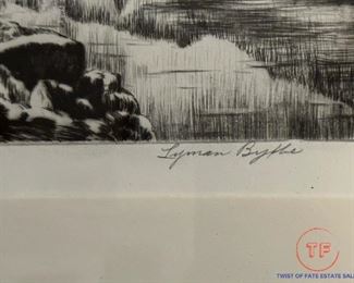Original Pencil Drawings by LYMAN BYXBE