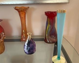 Handmade Glass Art Vases