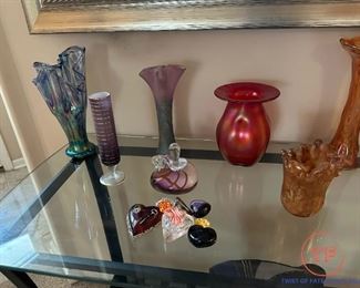 Handmade Glass Art Vases