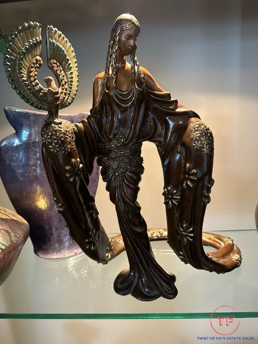 ERTE "Wisdom" Limited Edition Bronze Sculpture 183/375