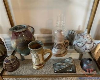 Signed Pottery Pieces