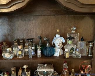 Collection of Antique Perfume Bottles