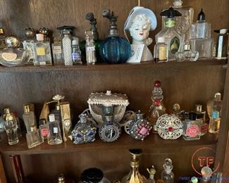 Collection of Antique Perfume Bottles