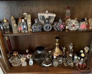 Collection of Antique Perfume Bottles