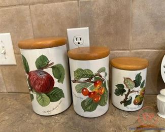Portmeirion Pomona Canisters