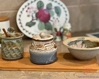 Signed Pottery Pieces