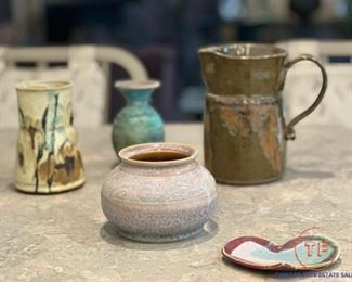 Signed Pottery Pieces