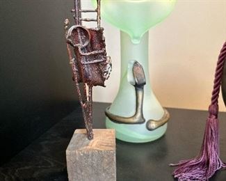 MCM Brutalist Sculpture “A” by R.E. ANDERMANN 1971