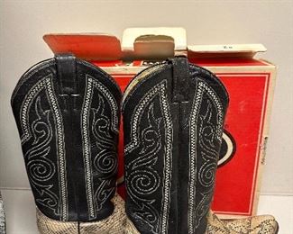 Justin Snake Skin Cowboy Boots