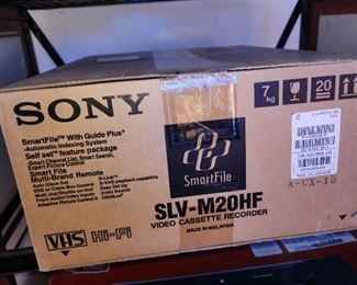 new, Sealed box VCR