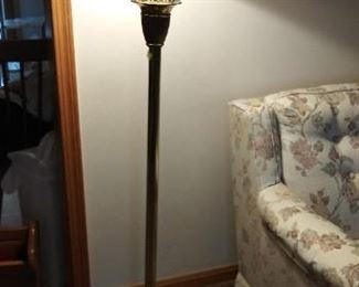 beautiful brass lamp