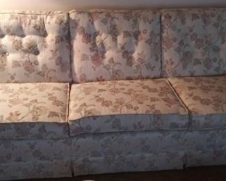 very nice floral couch