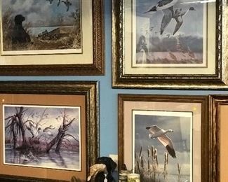 Ducks Unlimited Prints signed and numbered