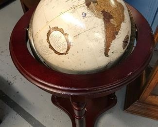 Ducks Unlimited Stand Alone Globe in Stand. 1990's