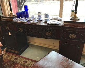Beautiful Victorian Buffet with Document boxes on the top for hiding important owners papers.