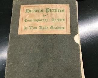Dickens Pictures by Comtemporary Artists by Vand Dyke Crabtree - rare