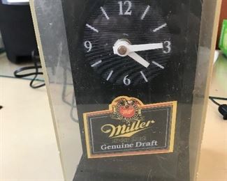 Miller Genuine Draft Bar Clock