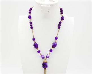 Purple Bead Necklace
