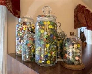 Tons of vintage marbles
