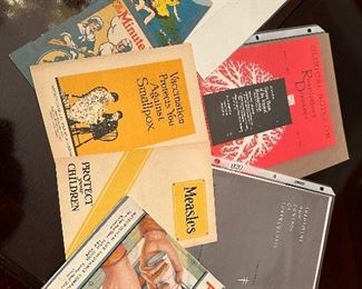 Vintage vaccine & medical pamphlets 