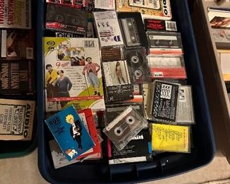 Tons of cassette tapes… confuse your kids!