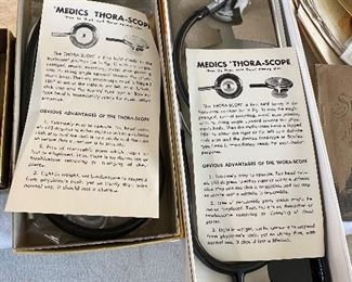 Vintage stethoscopes