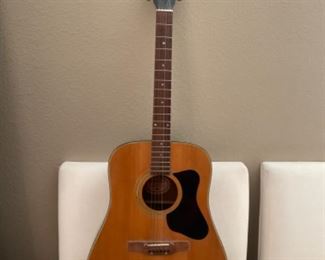 Madeira acoustic guitar, with case