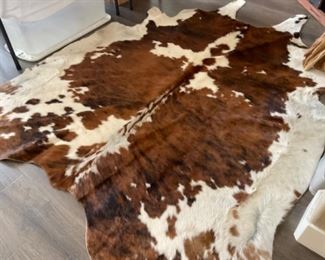 Large cow hide rug