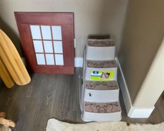 Picture frame, dog stairs