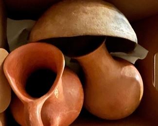 Clay vases