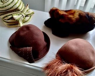 1920’s-1950’s hats galore 