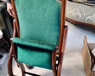 Rare Eastlake folding chairs