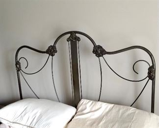 Cast iron double bed 
