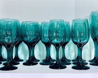 Green Wineglasses 