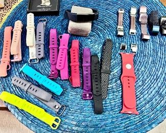 Fitbit Watch and Many Watch Bands