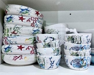 Pier 1 Sea Life Pattern Dishes