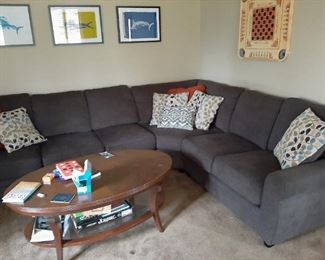 Large sectional with queen sleeper